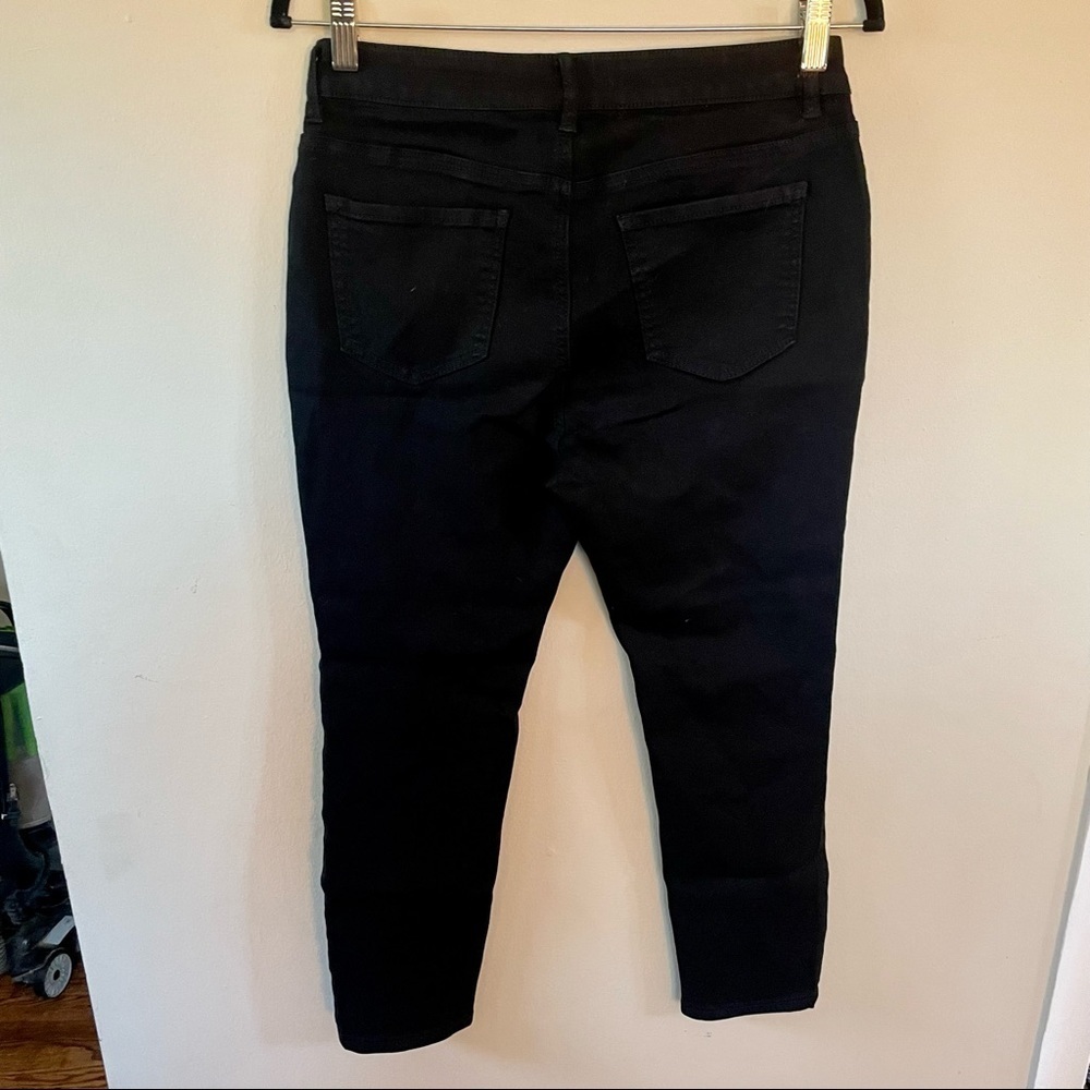 D Jeans - Black Skinny Cropped Jeans - Picture 3 of 3